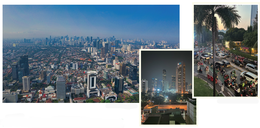 インドネシアの街並み