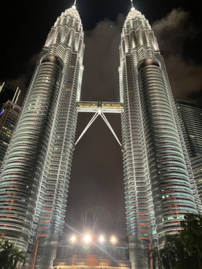 マレーシアの高層ビル群