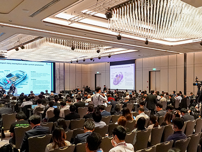 Tokyo SME EVスタートアップピッチ2024　多数の参加者が集まる会場の様子