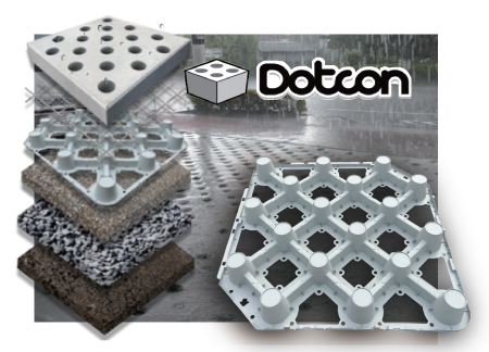 Water-Permeable Retention & Infiltration Concrete