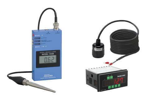 Portable Vibration Meter MODEL-1332B & Vibration Transmitter MODEL-2502