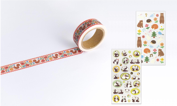 Stickers and Masking tapes