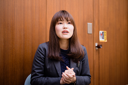 株式会社三洋 東京本社 総合企画推進部 国内事業推進課 上野 きらら氏