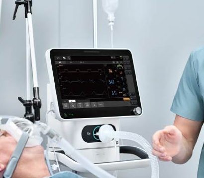 急性期NPPV（non-invasive positive pressure ventilation：非侵襲的陽圧換気）人工呼吸器として誕生した「ART-70」。