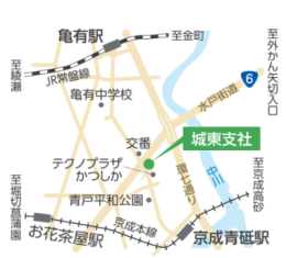 東京都知的財産総合センター（城東支援室）の地図