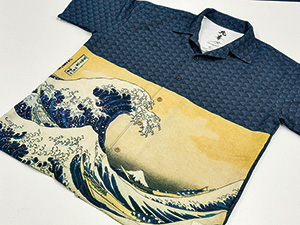 職人が精緻なプリントを…