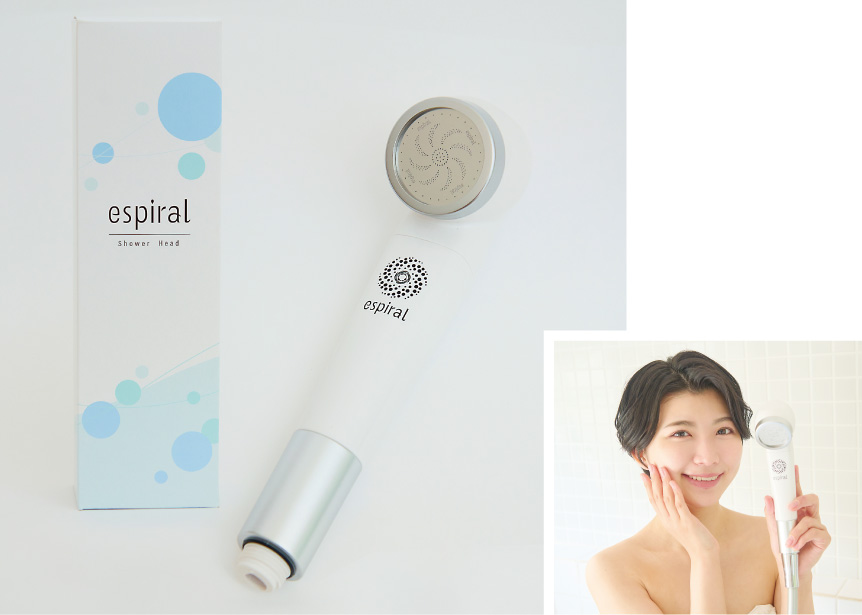 espiral ナノバブル・シャワーヘッド