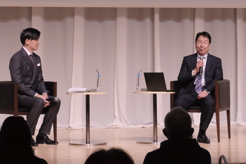 シニア起業家による講演