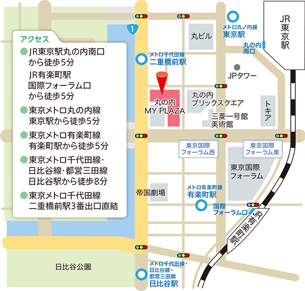TOKYO創業ステーション地図