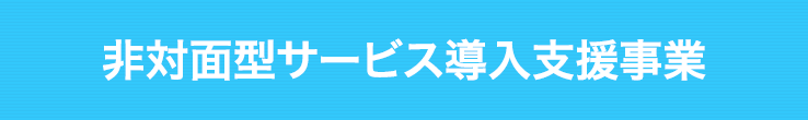 非対面型サービス導入支援事業