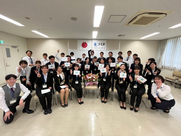 内定者懇親会風景