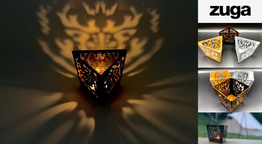 metal candle holder