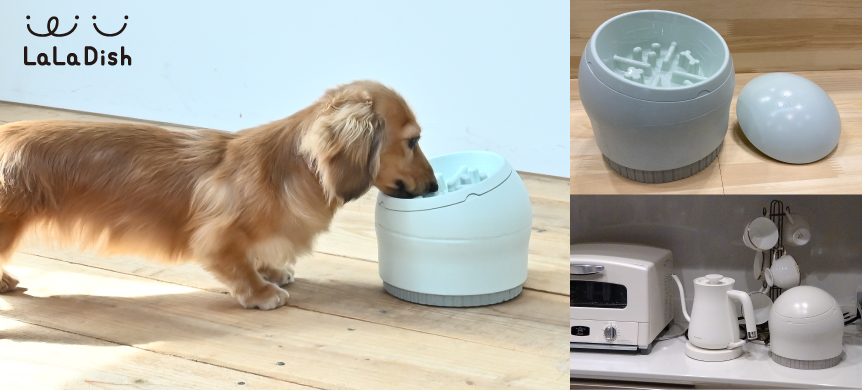 愛犬の健康を考えた『ヘルスケア食器 La La Dish』