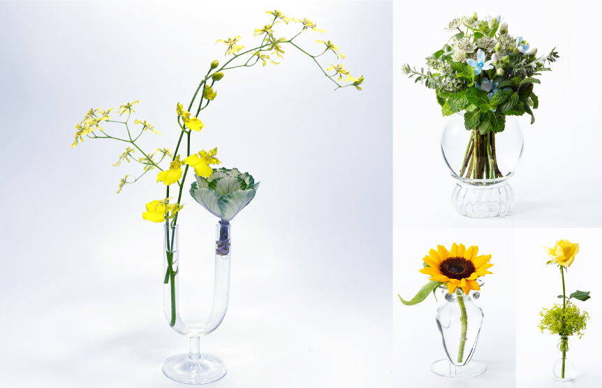 理化学ガラスの花瓶 MEDIFLA（メディフラ）